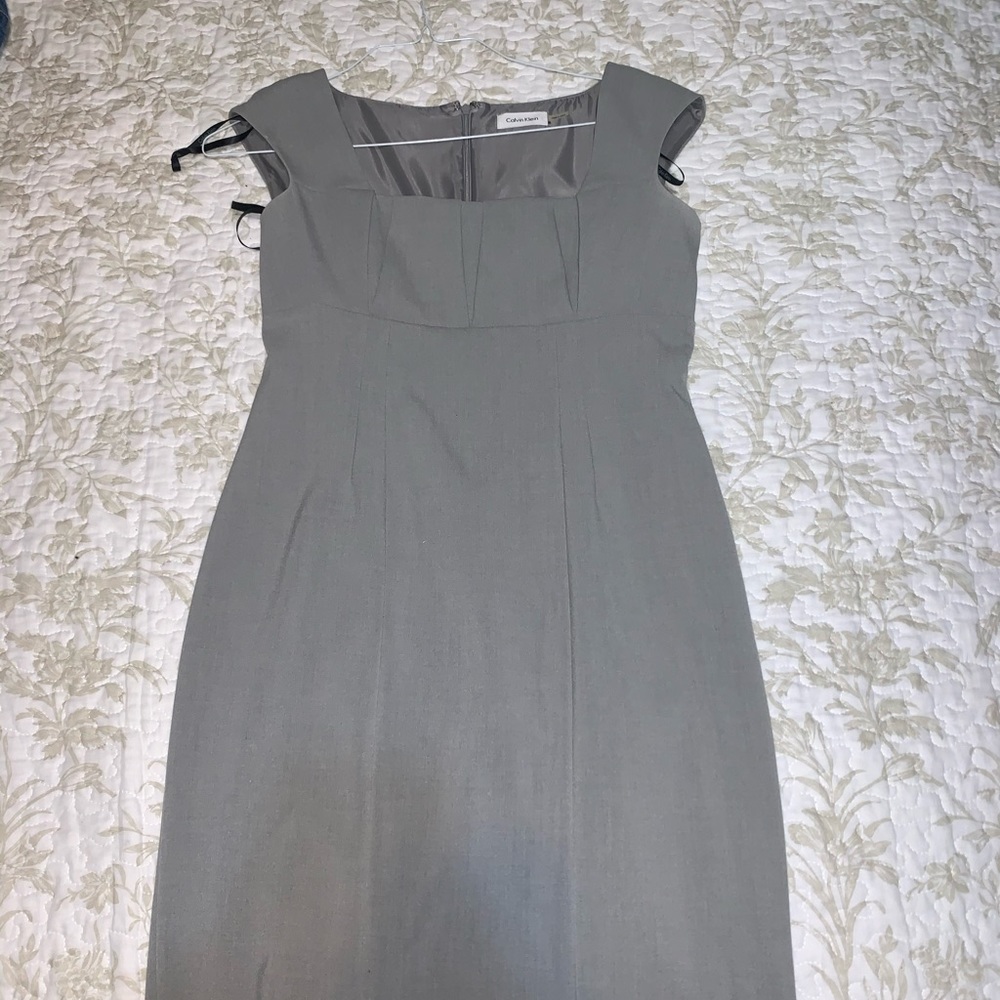 COPY - COPY - grey calvin klein dress